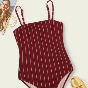 Red-Stripped Tank Top